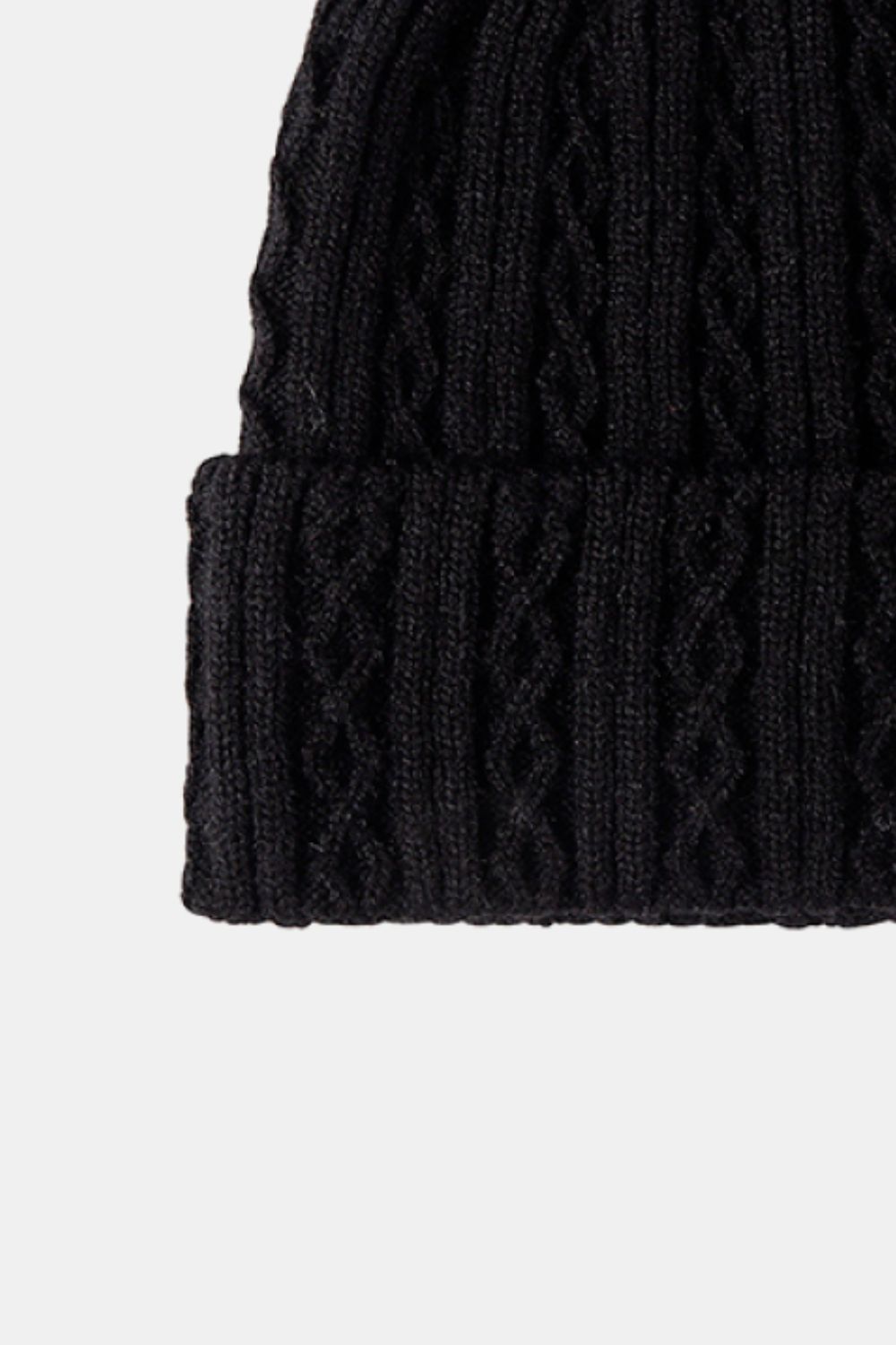 Mixed Knit Cuff Beanie - Tippy Jean