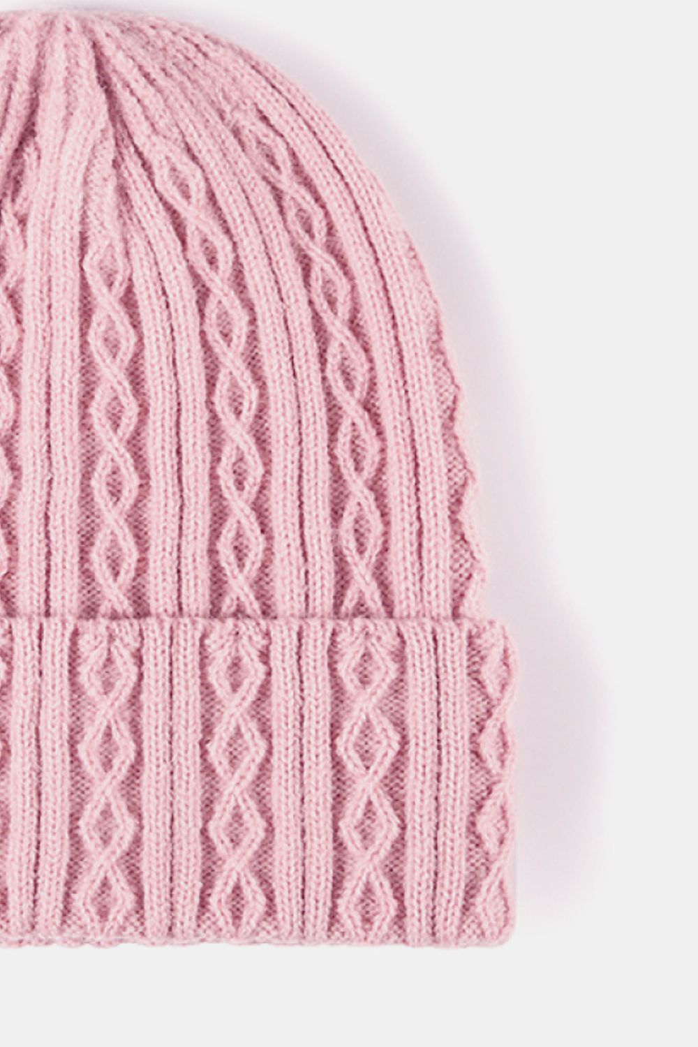 Mixed Knit Cuff Beanie - Tippy Jean