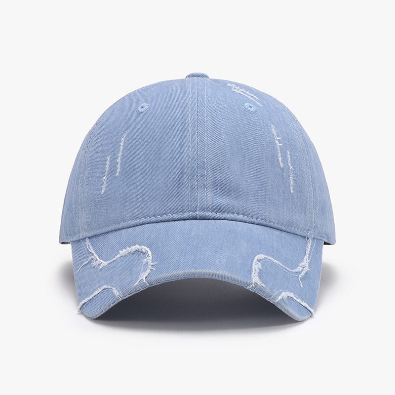 Raw Hem Adjustable Cap - Tippy Jean