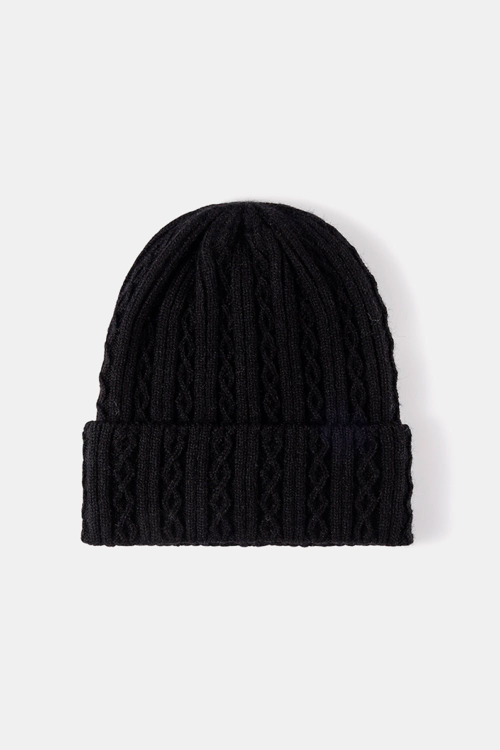 Mixed Knit Cuff Beanie - Tippy Jean