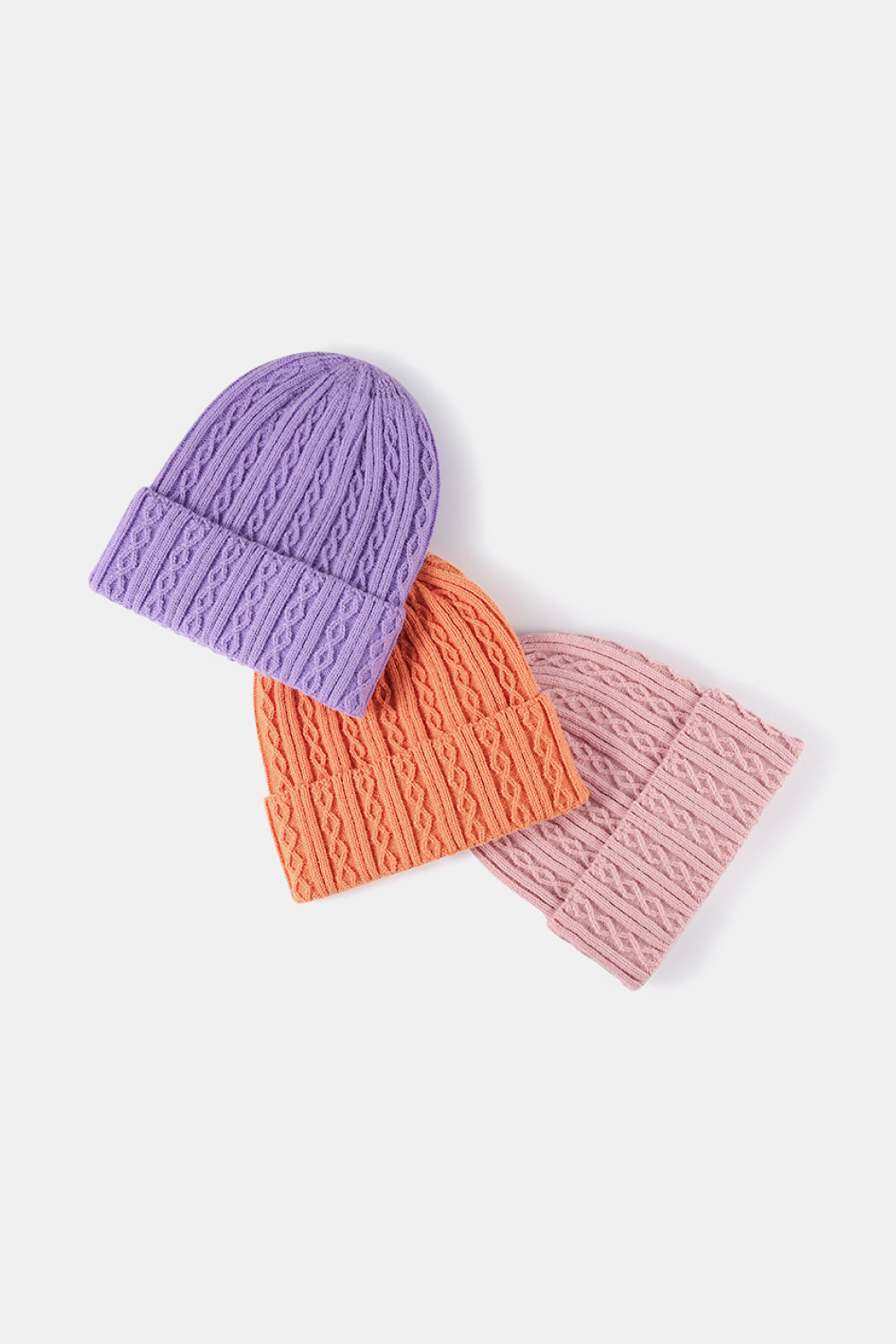 Mixed Knit Cuff Beanie - Tippy Jean