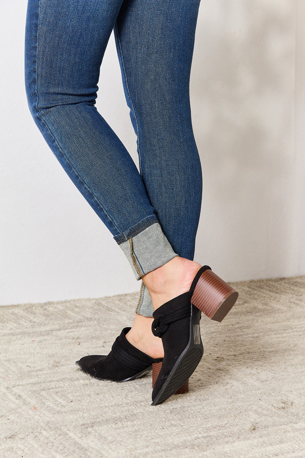 East Lion Corp Pointed-Toe Braided Trim Mules - Tippy Jean