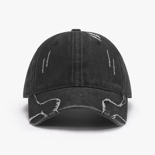 Raw Hem Adjustable Cap - Tippy Jean