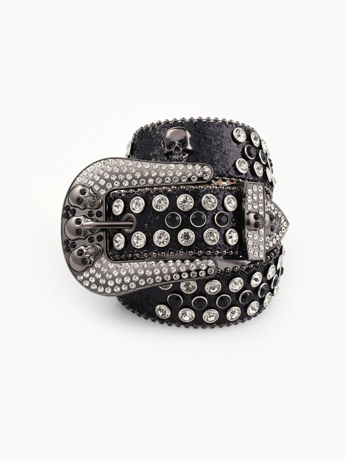 PU Leather Skull Belt - Tippy Jean