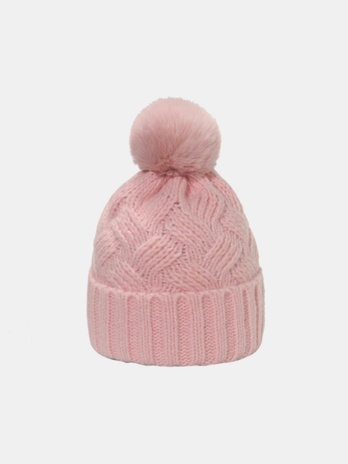 Roll Rim Cable-Knit Hat - Tippy Jean