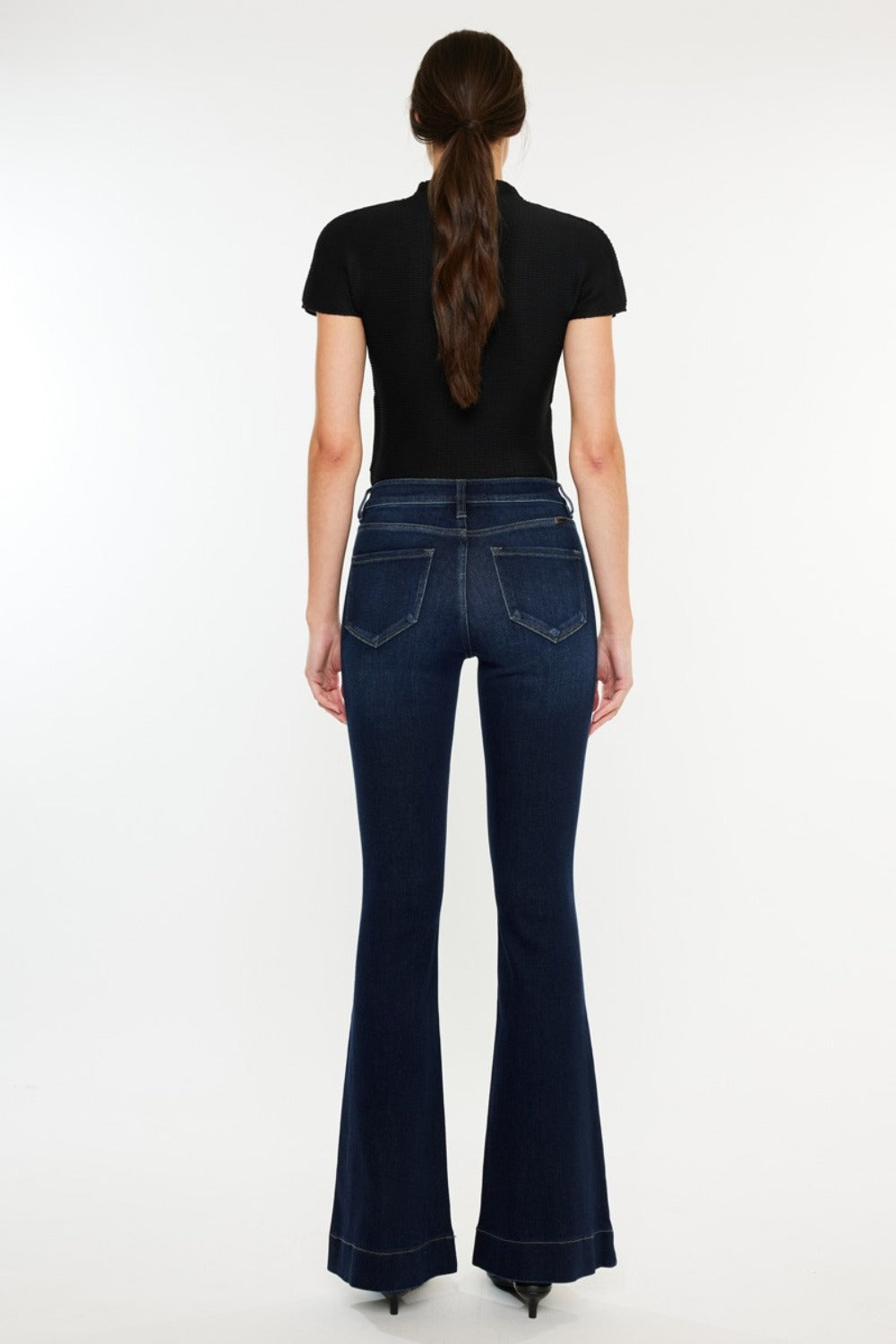 Kancan High Rise Slim Flare Jeans - Tippy Jean