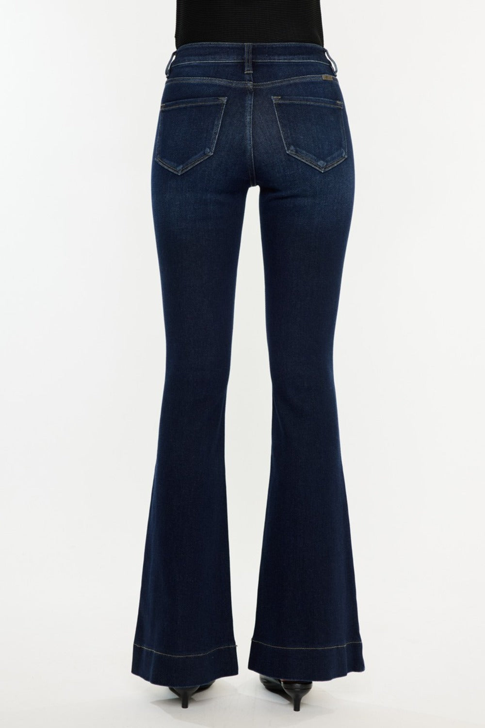 Kancan High Rise Slim Flare Jeans - Tippy Jean