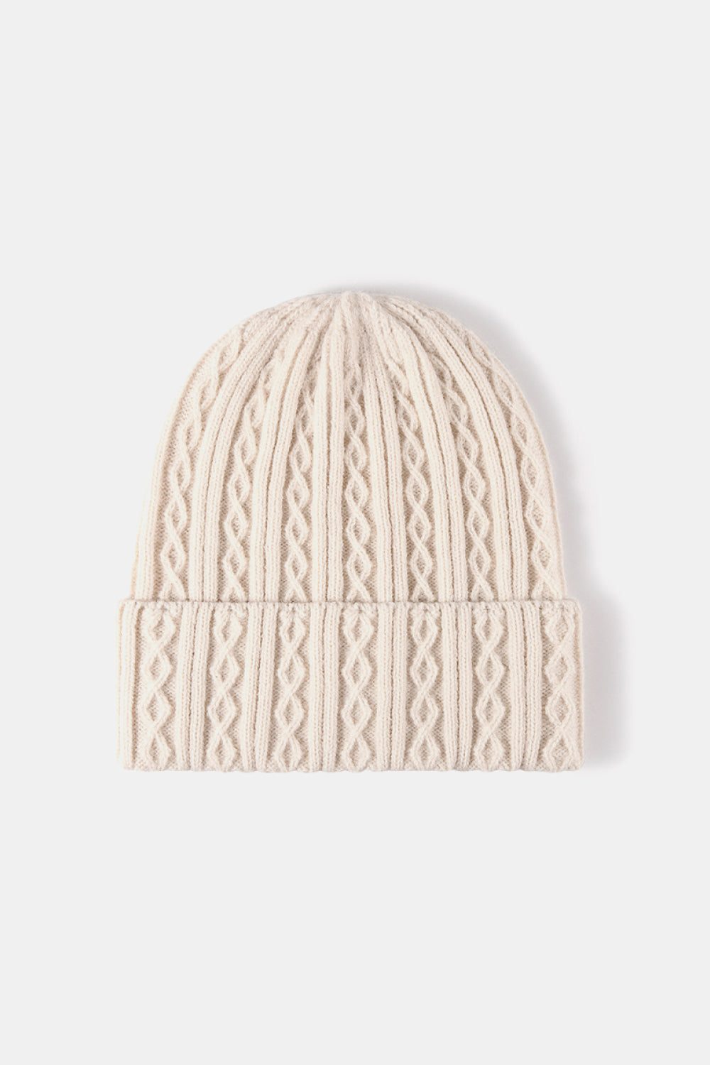 Mixed Knit Cuff Beanie - Tippy Jean