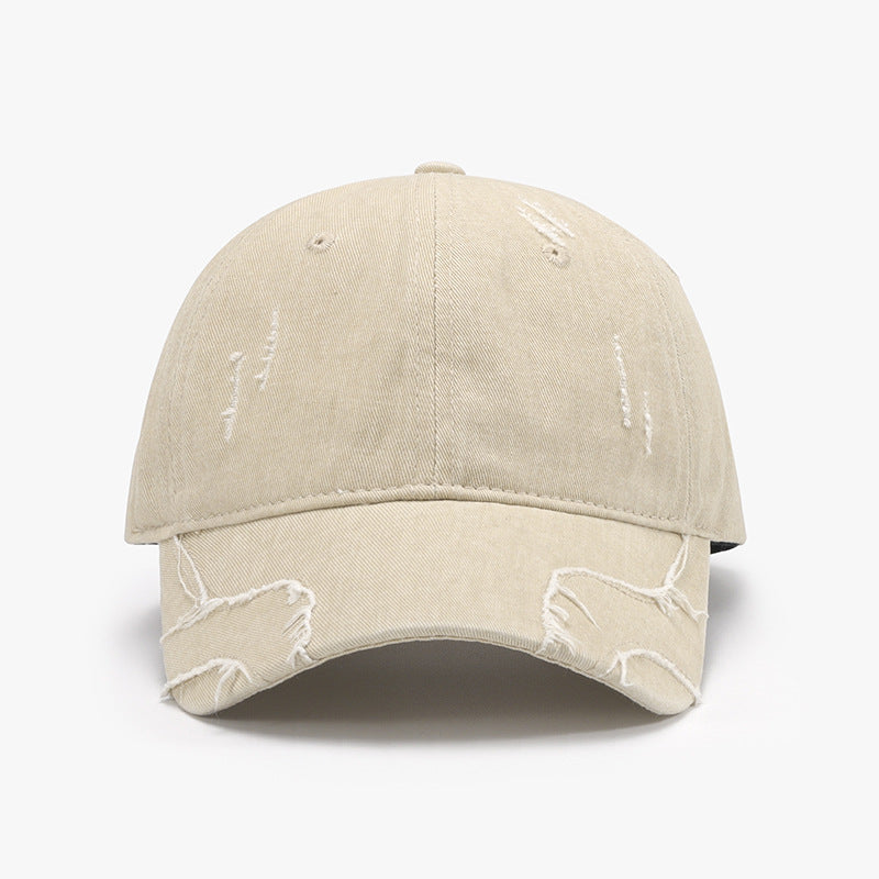 Raw Hem Adjustable Cap - Tippy Jean