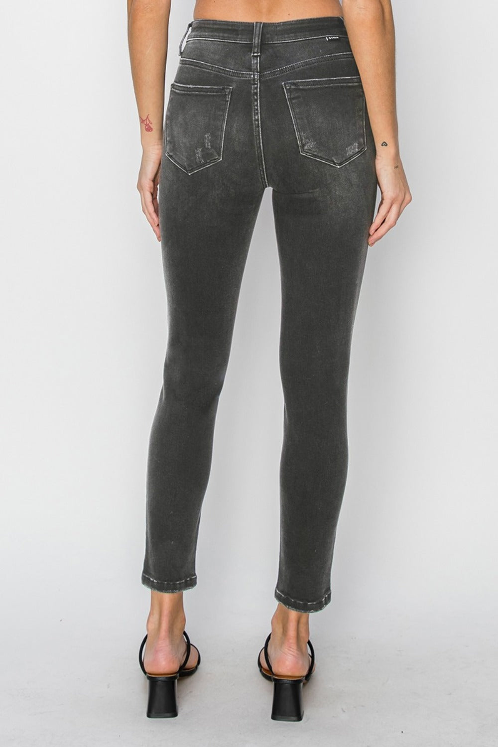 RISEN Full Size High Rise Ankle Skinny Jeans - Tippy Jean