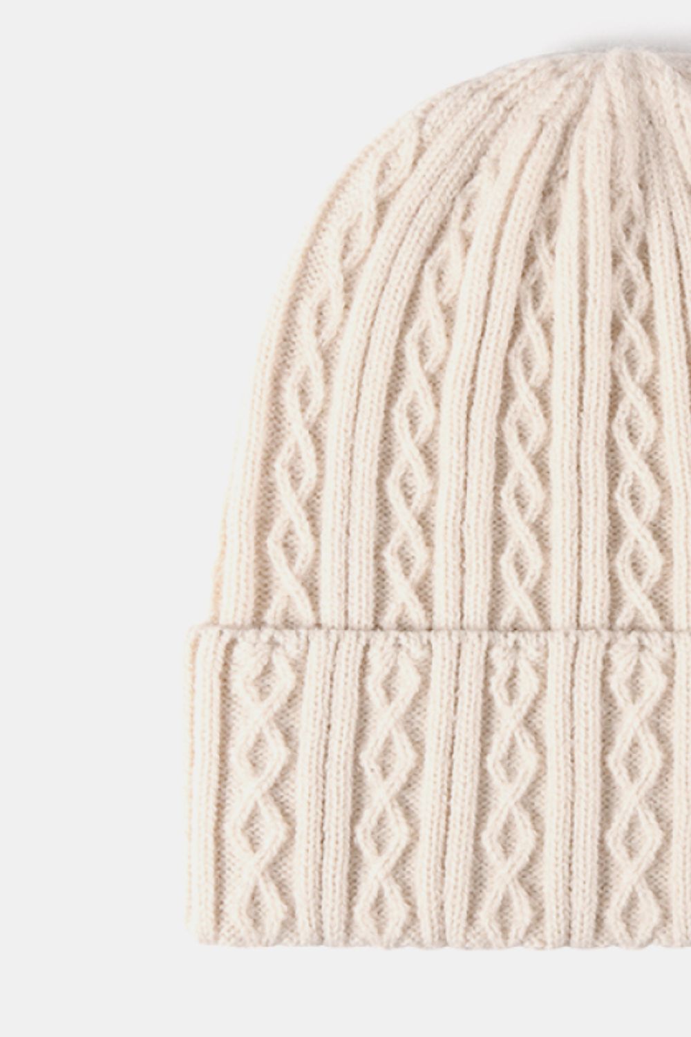 Mixed Knit Cuff Beanie - Tippy Jean