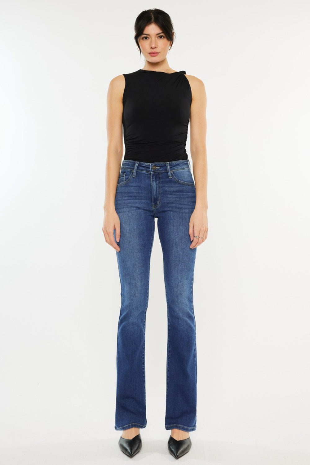 Kancan High Rise Slim Bootcut Jeans - Tippy Jean