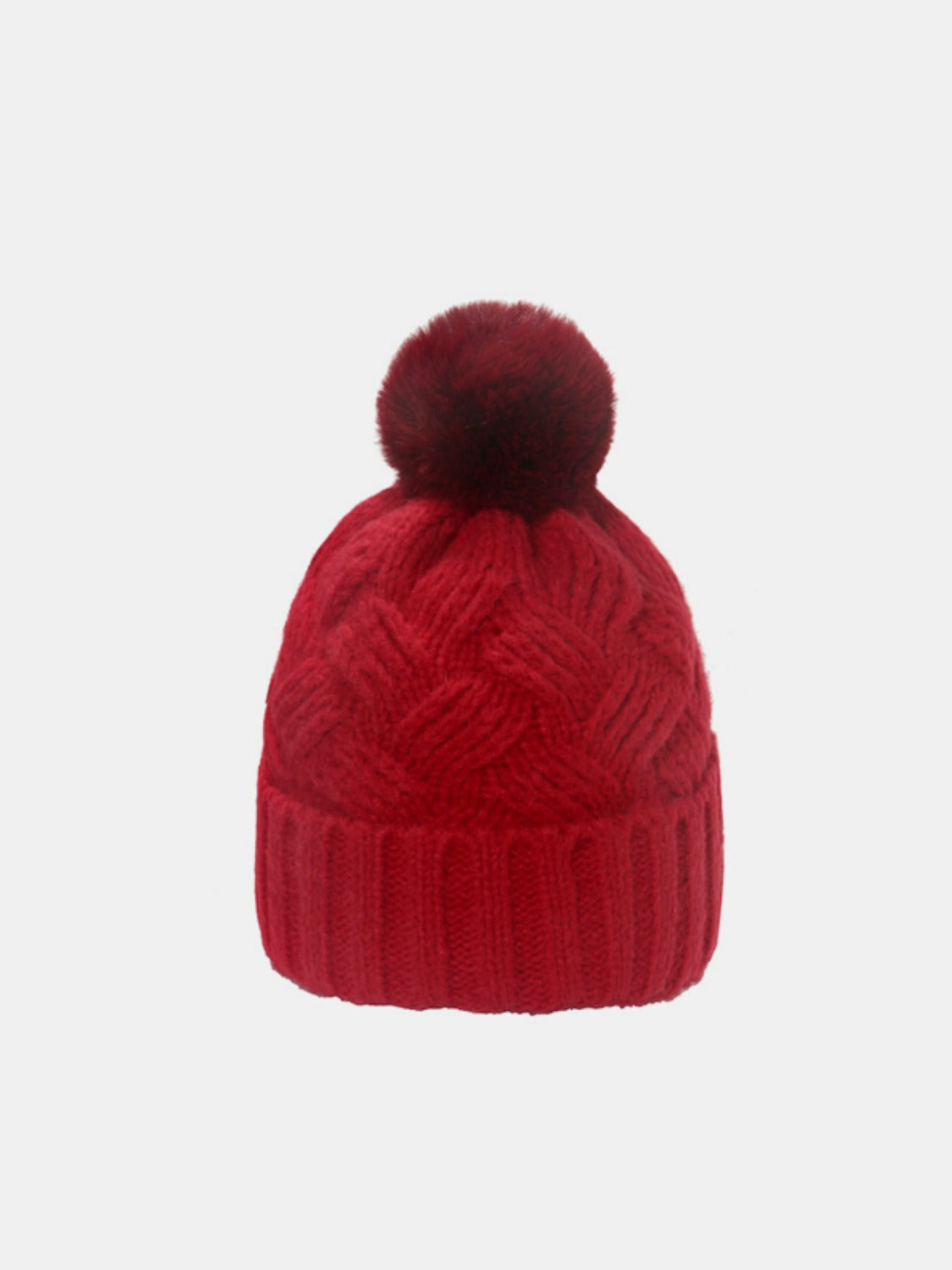 Roll Rim Cable-Knit Hat - Tippy Jean