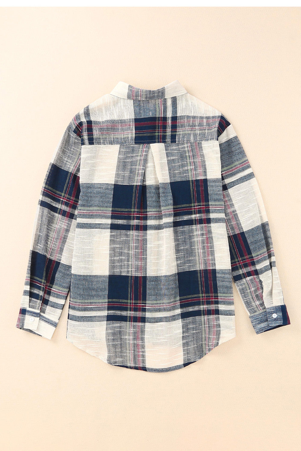 Plaid Button Up Long Sleeve Shirt - Tippy Jean