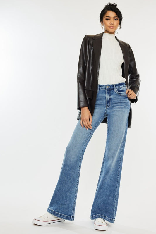 Kancan High Rise Wide Leg Jeans - Tippy Jean