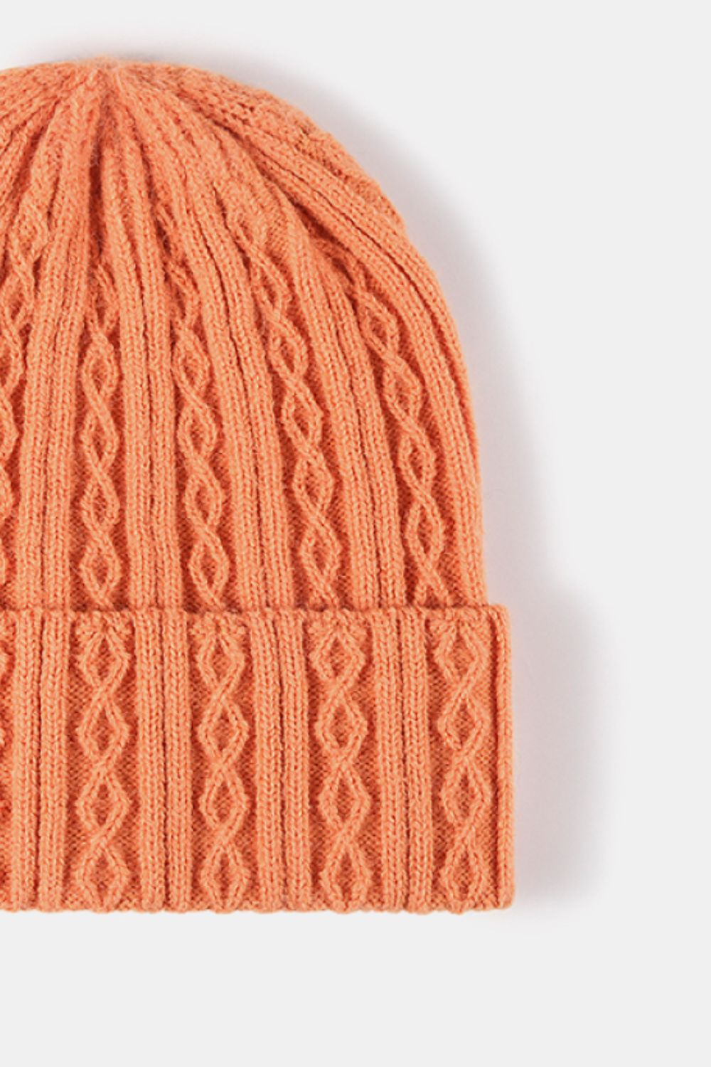 Mixed Knit Cuff Beanie - Tippy Jean