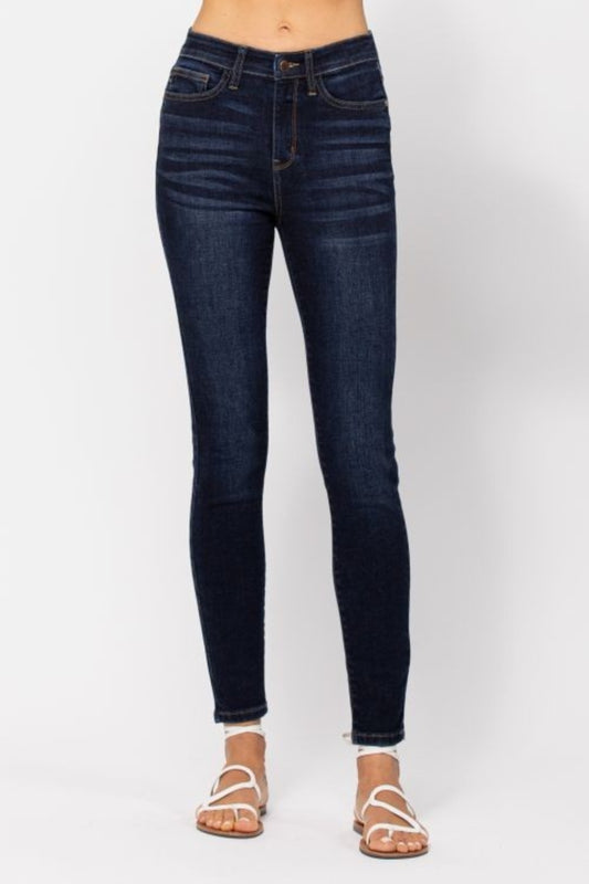 Judy Blue Full Size High Waist Handsand Skinny Jeans - Tippy Jean